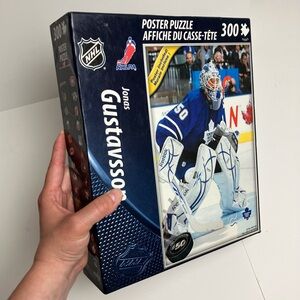 NEW Toronto Maple Leafs Puzzle Sealed Box Jonas Gustavsson 2009 NHL 300 pieces
